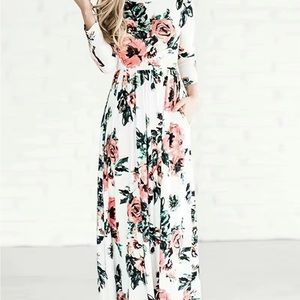 Long flowerd dress